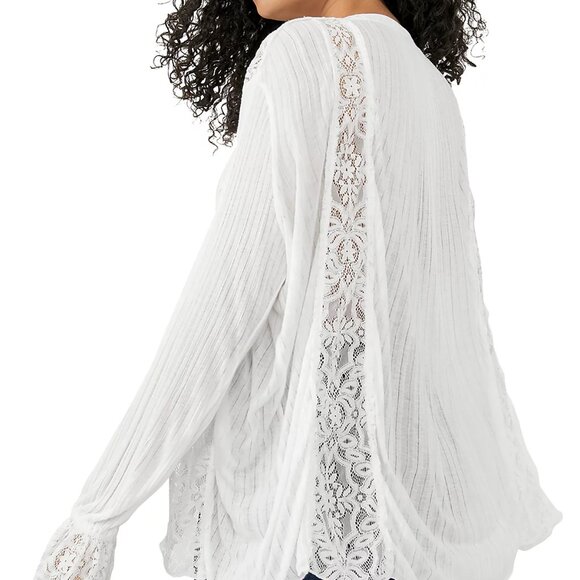 Free People Georgia Tunic Bright White SIZE SMALL - Picture 6 of 7